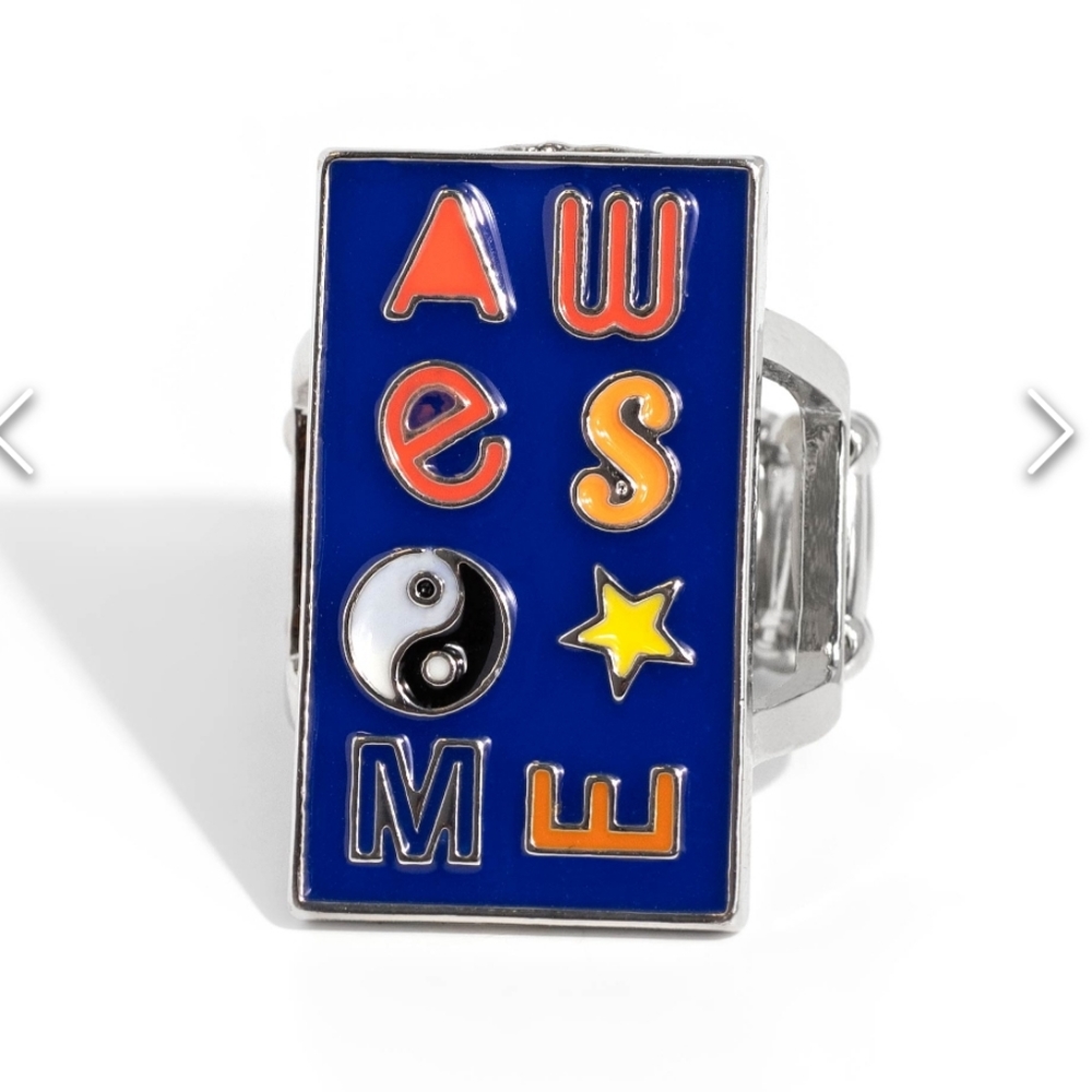 Compelling Collision Multi Colors 💍 Ring   "AWESOME"